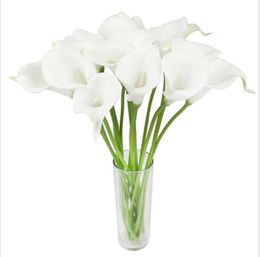 Real Touch Artificial Flowers Wedding Decorative Flowers Calla Lily Fake Flowers Wedding Party Decoration Accessories G10665403962