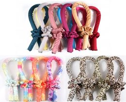 Heatless Hair Curlers No Heat Silk Curls Headband Part Favor Soft Hairs Rollers Curling Ribbon3947991