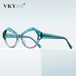 Sunglasses VICKY Optical Eyeglasses Polygonal Anti-Blue Light Reading Glasses Women Myopia Hyperopia Customizable Prescription PFD2159-2