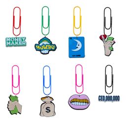 Banner Flags Money Cartoon Paper Clips Bk Bookmarks For Nurse Sile Gift Shaped Paperclip School Cute Office Drop Delivery Otpmr