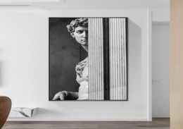 David Sculpture Canvas Art Posters And Prints Nordic Statue of David Wall Art Pictures Modern Canvas Paintings On The Wall Decor8601801