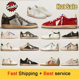 Designer Shoes Golden Women Super Star Brand Men New Italy Sneakers Classic Dirty Lace Up Woman Man classic fashion high increasing Summer Autumn Sport 2024 size 35-46