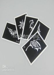 Temporary tattoos Stencil Paper 100 pcslot Tattoo Template Tattoo Stencils For Body Art Painting Tattoo Pictures Waterproof Mix3123191