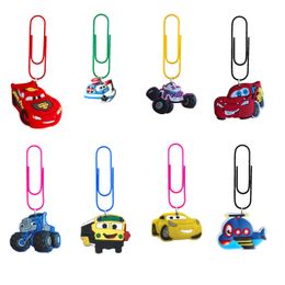 Other Home Decor Transportation Vehicles 2 Cartoon Paper Clips Nurse Gifts Colorf Memo For Pagination Organise Office Stationery Cute Otb6M
