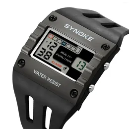 Wristwatches SYNOKE Men's Electronic Watch Fashion Outdoor Sports Multi-functional