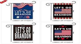 Lets Go Brandon Garden Flag 30x45cm USA President Biden FJB Outdoor Flags Yard Decoration American Flags Banner Ornaments2266215