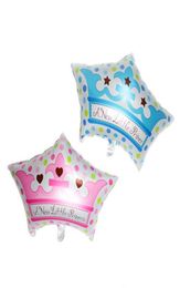 New Baby Shower Foil Balloons Large Size PrincePrincess Crown Foil Balloons Birthday Party Decoration Inflatable Air Balloons7009282