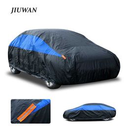 Car Covers Universal Car Cover Waterproof Dustproof UV Protection Outdoor Protective Cover for Audi BMW Benz Toyota Tesla Honda Ford KIA VW T240509