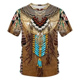 Mens T-Shirt For Men Clothing Unisex Indian Style 3D Printed T Shirts Summer Tops Short Sleeve Fashion Casual Oversized Tees 240518