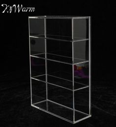 KiWarm High Gloss Acrylic Display Box Show Case Sliding Door for Mini Perfume Bottle Jewellery Crafts Display For Home Shop Decor1759387