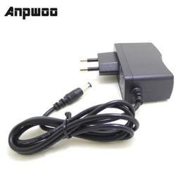 ANPWOO EU Plug AC/DC Power adapter charger Power Adapter for CCTV Camera AC 100-240V DC 12V 1A (2.1mm / 5.5mm)