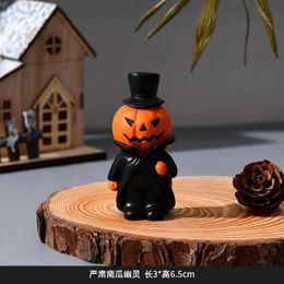 Decorative Objects Figurines Halloween Pumpkin Festival New Day Party Home Desktop Decoration Ghost Doll Car Resin H240517 569W