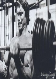 Arnold Schwarzenegger Poster Weight lifting Bodybuilding Workout Sport Art Posters Print Popaper 16 24 36 47 inches3694436