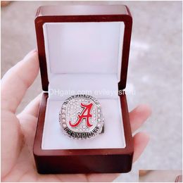 2021 Fashion Leather Bag Alabama 2014 Crimson Tide National Championship Ring Bags Accessories Wholesale Drop Delivery Dhcyz