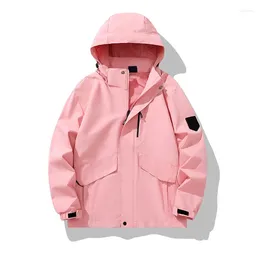Women's Jackets 2024 Autumn And Winter Japanese Style Hooded Coat Men's Waterproof Jacket Outdoor Functional Fashion Brand Loose-Fitting Wor