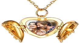 Lockets Custom Po Necklace Text Engravable Memorial Personalized Jewelry 925 Sterling Silver Gift For Her Locket SC9928047787509