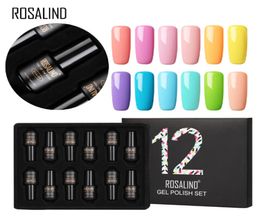 Gel Polish Set For Manicure Gel Nail Polish 12PCSLOT UV Colours Semi Permanent Hybrid Nail Art Gel Varnish Set Kits2627970