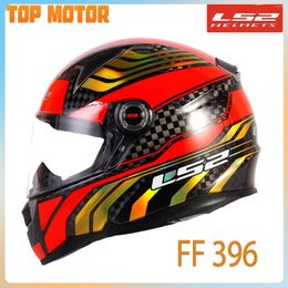 Motorcycle Helmets Original LS2 FF396 Carbon Fibre Helmet Full Face Casco Casque Moto Lightweight SHARP Capacete Motocross