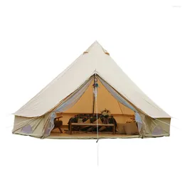 Tents And Shelters 4M Outdoor Camping Waterproof Mouldproof Canvas Yurt Tent Luxury El Bell