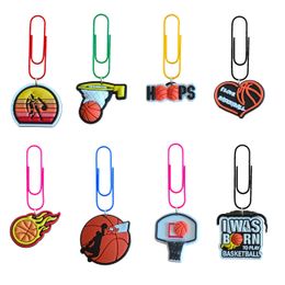 Pendants Basketball 2 12 Cartoon Paper Clips Book Markers For Office Funny Teacher Unique Bookmarks Gifts Girls Cute Bookmark Colorf S Othhr