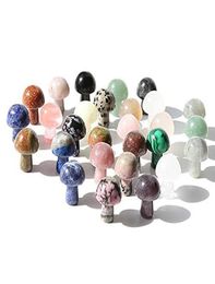 Other Arts And Crafts Mini Natural Rose Quartz All Kinds Of Gemstone Carving Crystal Mushrooms For Home Decoration Drop Deli Bdega7703483