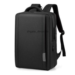 Backpack Style HBP Large capacity USB charge Laptop knapsack backpack Business security password package Young man anti-theft School bag Comp339e