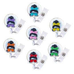 Other Household Sundries Momlife Cartoon Badge Reel Retractable Nurse Id Card Nursing Name With Alligator Clip Funny Holder Clips Cu Otl6V