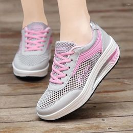 Casual Shoes Womens Sneaker Fashion Women'S Mesh Breathable Student Running Ocean Men