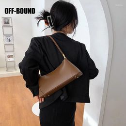 Shoulder Bags Women's Bag PU Leather Light Purse Fashion Designer Luxury Vintage Hobo Top-Handle Girls Baguette