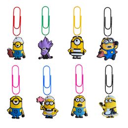 Other Home Decor 26 Cartoon Paper Clips Cute File Note Nurse Gift Sile Bookmarks Dispenser Bookmark Memo Clip Colorf Office Supplies G Otrd3