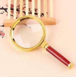 style 80mm Handheld 10X Magnifier Magnifying Glass Loupe Lens For Easy Reading Jewellery Watch Repair Tool glitter20087467605