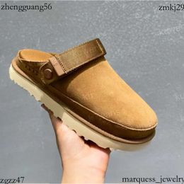 UG Slides Designer Goldenstar Clog Slippers Bostons Clogs Golden Star Beach Sandal Cross Slides Women Men Tazz Tasman Fall Mustard Seed Chestnut Winter Summer 712