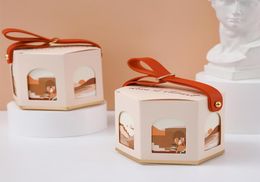 Gift Wrap Handheld Candy Box Wedding Return Gift Wedding Creative Engagement Forest Series Handheld Candy Packaging with Handheld 6848936