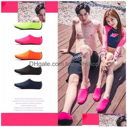 Kids Socks Water Sports Scuba Diving 5 Colours Swimming Snorkelling Non-Slip Seaside Beach Shoes Breathable Surfing Sand Play Drop Del Dhyw3