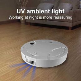 Robotic Vacuums 2024 New Mobile Spray Humidifier Cleaning Machine Vacuum Cleaner Household Sweeping Robot Automatic Home Appliance Gift Set J240518