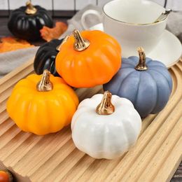 Decorative Flowers Artificial Mini Pumpkins For Halloween Wreath Making Centrepiece Decorations