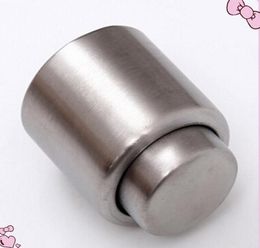 Stainless Steel Vacuum Sealed Red Wine Storage Bottle Stopper Plug Bottle Cap Opener Wine tool1373815