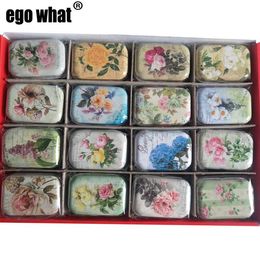 Whole flowers series Cheap Small Handbag Storage Jewellery Decorative Tin Box With Lids Candy case Earphone Ring Christmas Gifts8682346