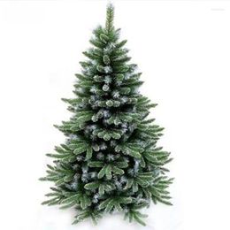 Decorative Flowers Green PVC Christmas Tree Artificial 180cm Hand Assemble Year Indoor Decoration Snowflake Xmas Party Mall Ornaments