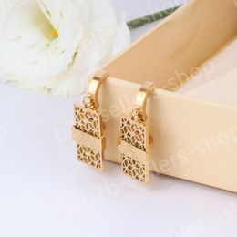 Luxury Earring Brand Earrings Designer C-letter 18K Gold Plated Stainless Steel Earrings Classic Styles Fashion Womens Wedding Jewellery Gifts