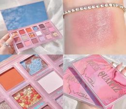 Eye Shadow 18 Colors ROSE QUARTZ Eyeshadow Palette Matte Glitter Makeup Long Lasting Waterproof Shiny Pigment4388272