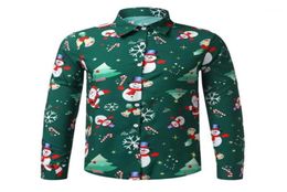 Men039s Casual Shirts JAYCOSIN Men Shirt Comfortable Snowflakes Santa Candy Printed Christmas Slim Fit Soft Top Blouse 45156989579015374