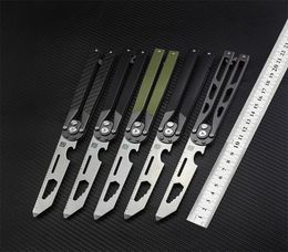 NEW arrival kinetictool 1823p Butterfly trainer knife 8CR blade G10 handle jilt knife not sharp Bottle opener hex wrench scale ru1593062