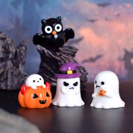 Decorative Figurines Creative Mini Office Desk Decor Ornament Halloween Decoration Resin Ornaments Micro Landscape Cartoon Cute Small 1pc