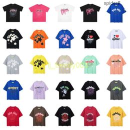 Designer Men t Shirt Pink Young Thug Women Quality Foaming Fashion Print Street Clothes Printing Web Pattern Tshirt Top QNE4