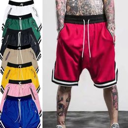 Mens Basketball Sports Shorts Summer Running Loose Casual Fivepoint Pants Gym Fitness Joggers Breathable Short 240513