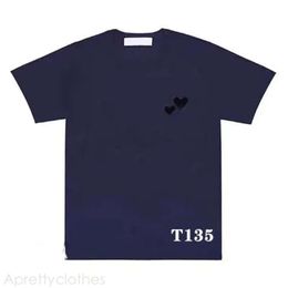 Play Brand T Shirt Designer T Shirt Men's Tshirts Fashion Women's Amirirs Shirt Sleeve Heart Badge Top Clothes 663