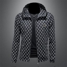 New Luxury 2024 Black White Designer Jackets Men's Long Sleeve Windbreaker Hoodie Casual Sports Coat Fashion Jogging Fitness Sportswear Men's Clothing Size M-5XL