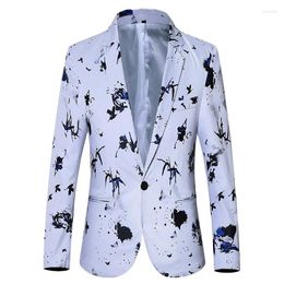Men's Suits Spring Clothing Casual Tops Streetwear Youth Slim Fit Blazer Jackets Plus Size Male Handsome Single Button Blazers