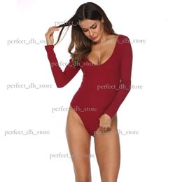 Women's Jumpsuits Rompers One-piece Bodycon Black White Skinny Bodysuit Sexy Women Body Ribbed Knitted Tops 104